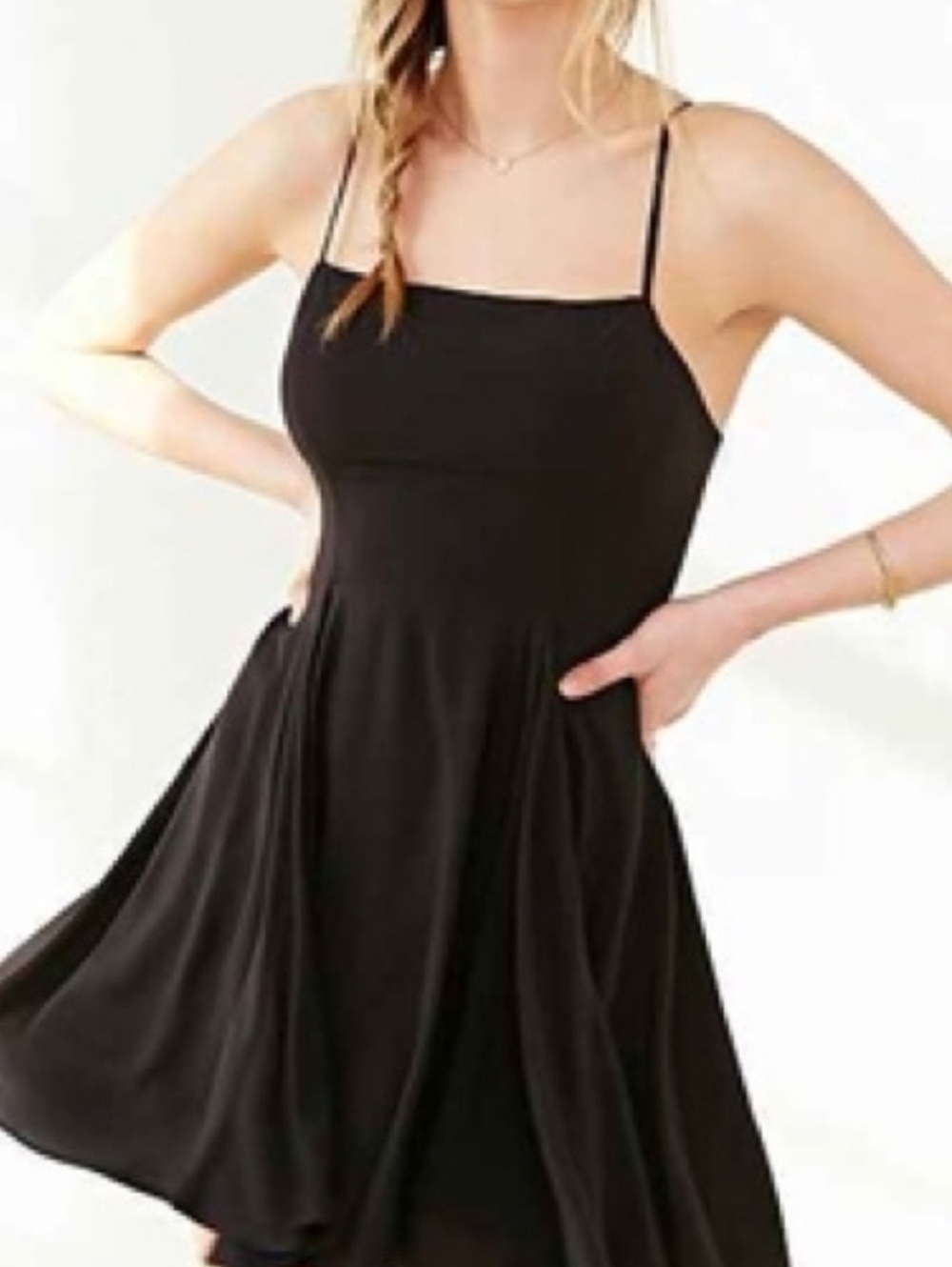 Silence + Noise Black Dress Womens Medium